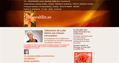 Desktop Screenshot of lottiewahlin.se