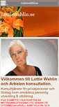 Mobile Screenshot of lottiewahlin.se